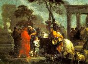 Bourdon, Sebastien The Selling of Joseph into Slavery oil painting